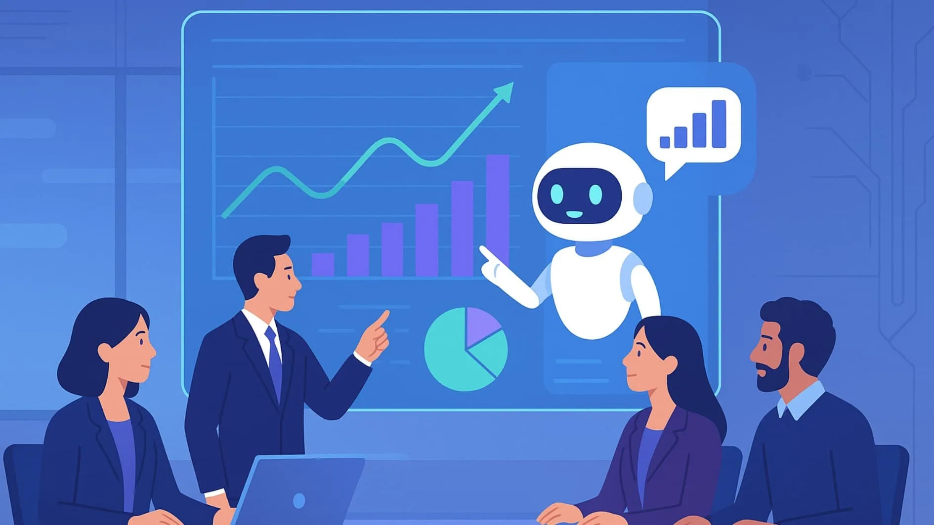 AI-assisted sales dashboard helping improve forecasting sales pipeline accuracy.