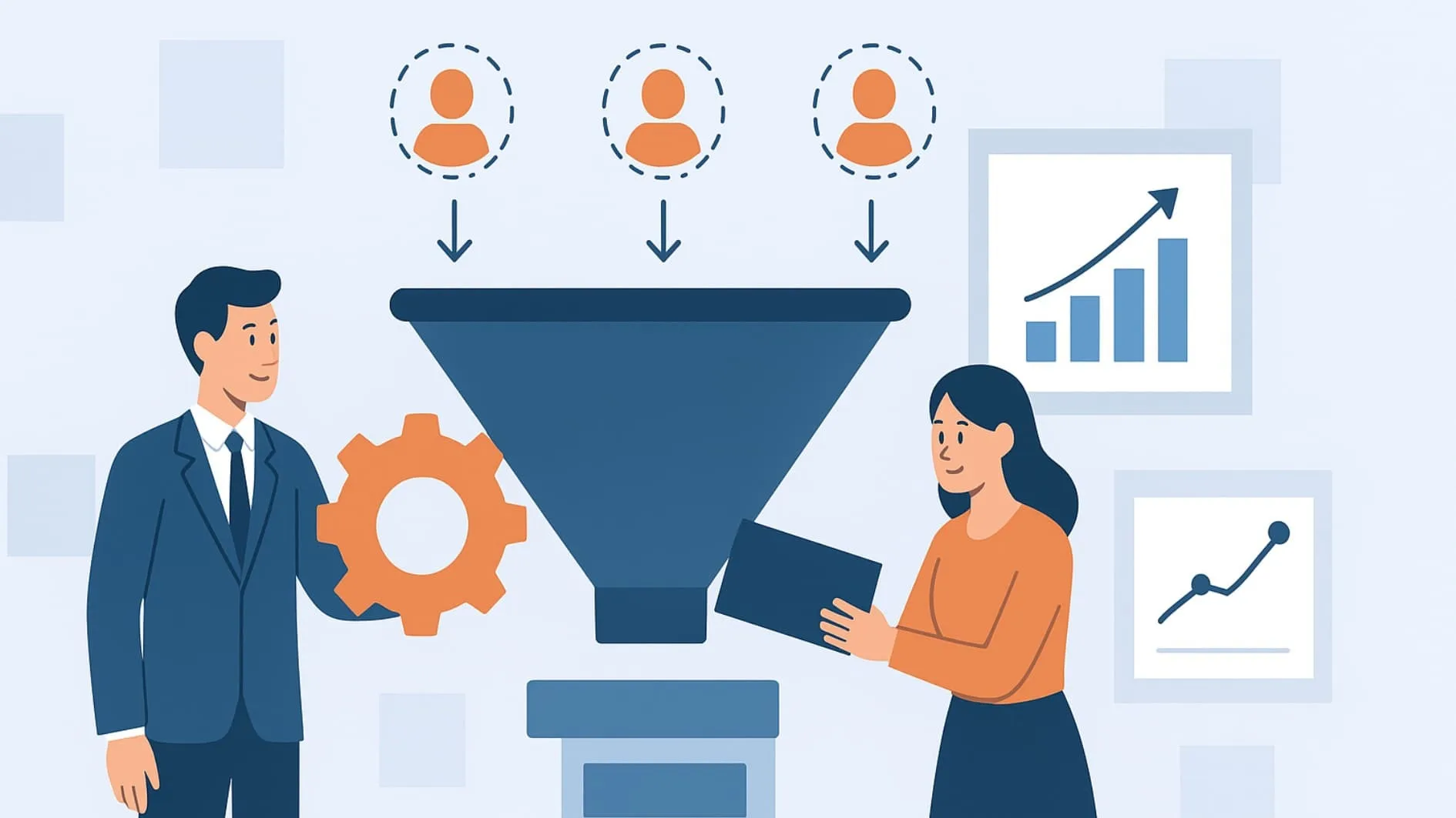 Optimizing the B2B sales pipeline through lead generation, conversion tracking, and data-driven analysis to drive business growth.