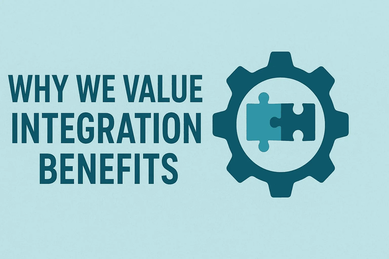 “The image does not contain any information related to integrating sales database tools to win clients. It discusses why the company values integration benefits”.