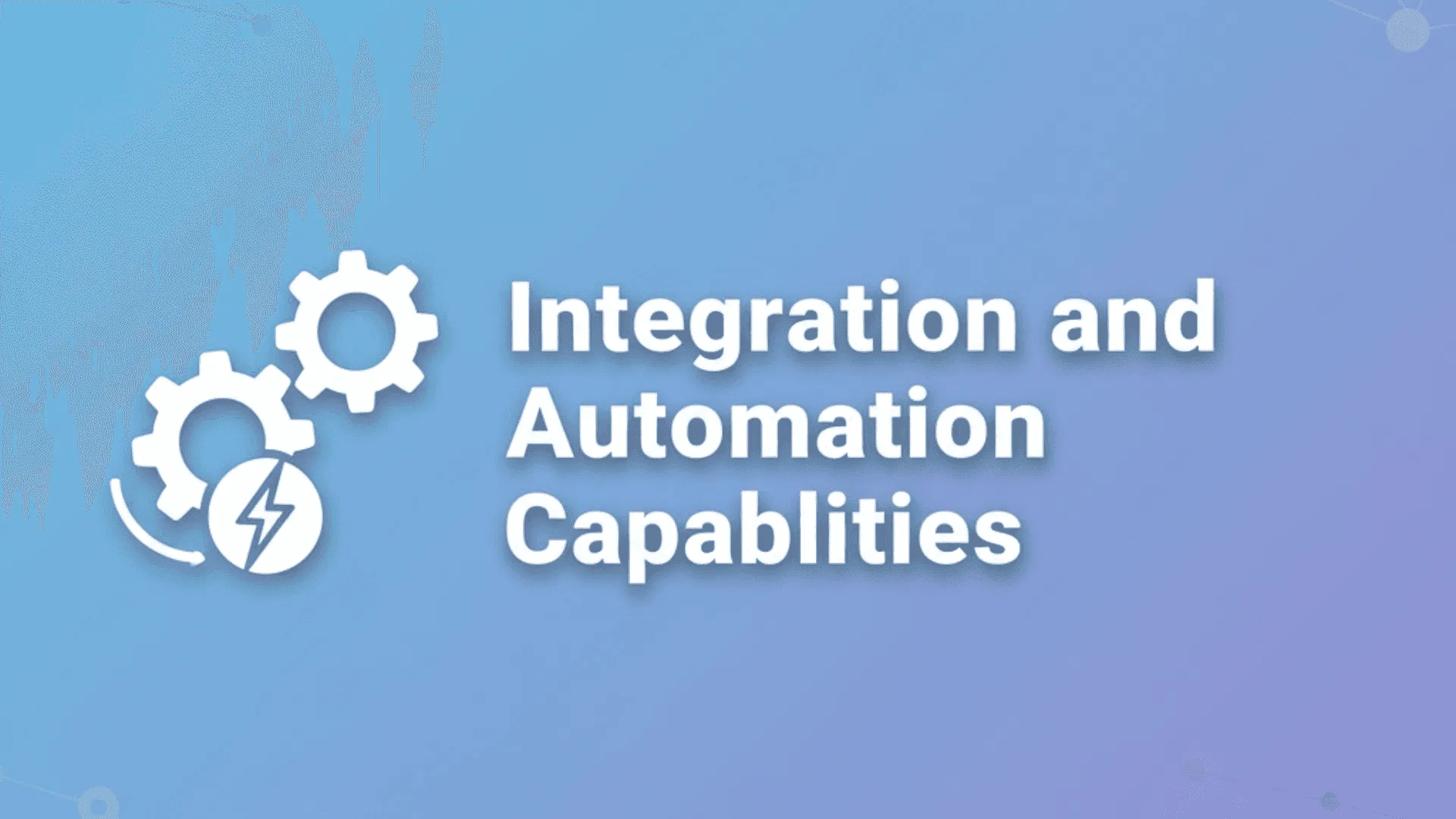 Professional blog header with a white icon showing two interlocking gears and a lightning bolt on a blue-purple gradient background.
