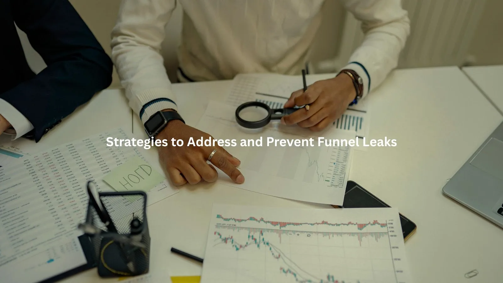 Strategies to analyze and optimize the sales funnel, identifying and addressing potential leaks to improve business growth.