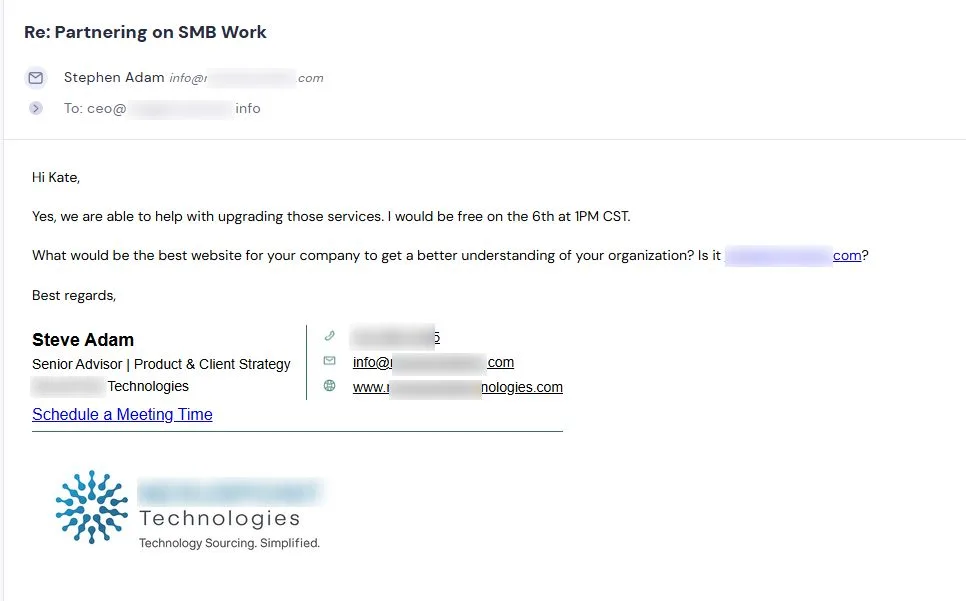 How Contextwest Signed 6 B2B Tech Clients After Years on Referrals — reply 12