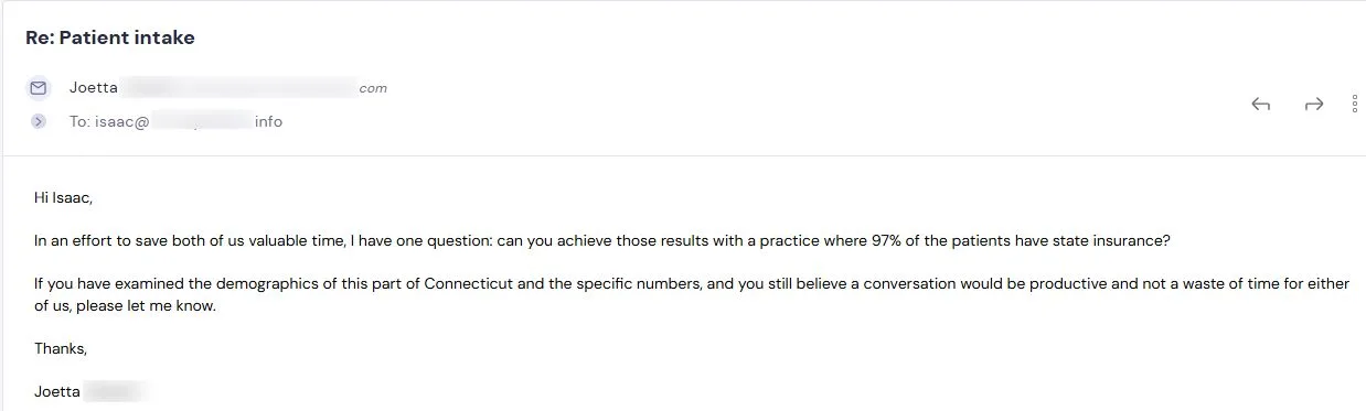 Integrated Web Works: Full Sales Calendar - 2+ Years using Cold Email — reply 6