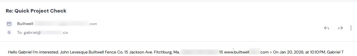 Integrated Web Works: Full Sales Calendar - 2+ Years using Cold Email — reply 10