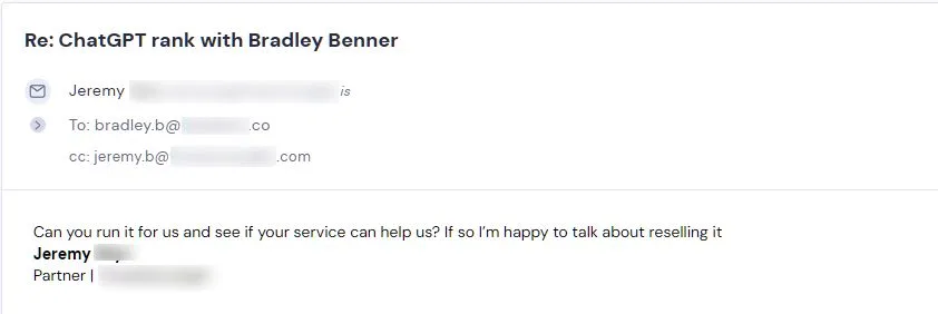 How Bradley Signed 5 New Clients within a Month — reply 8